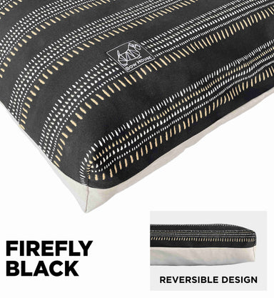 The Muttress Dog Bed in Firefly Black